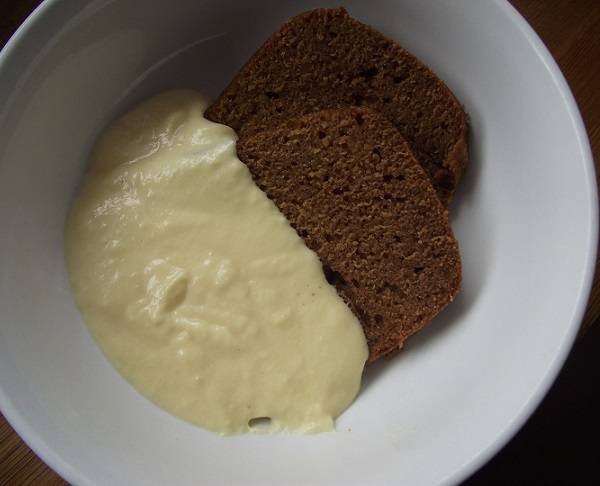 Samoan Puligi (steamed pudding)