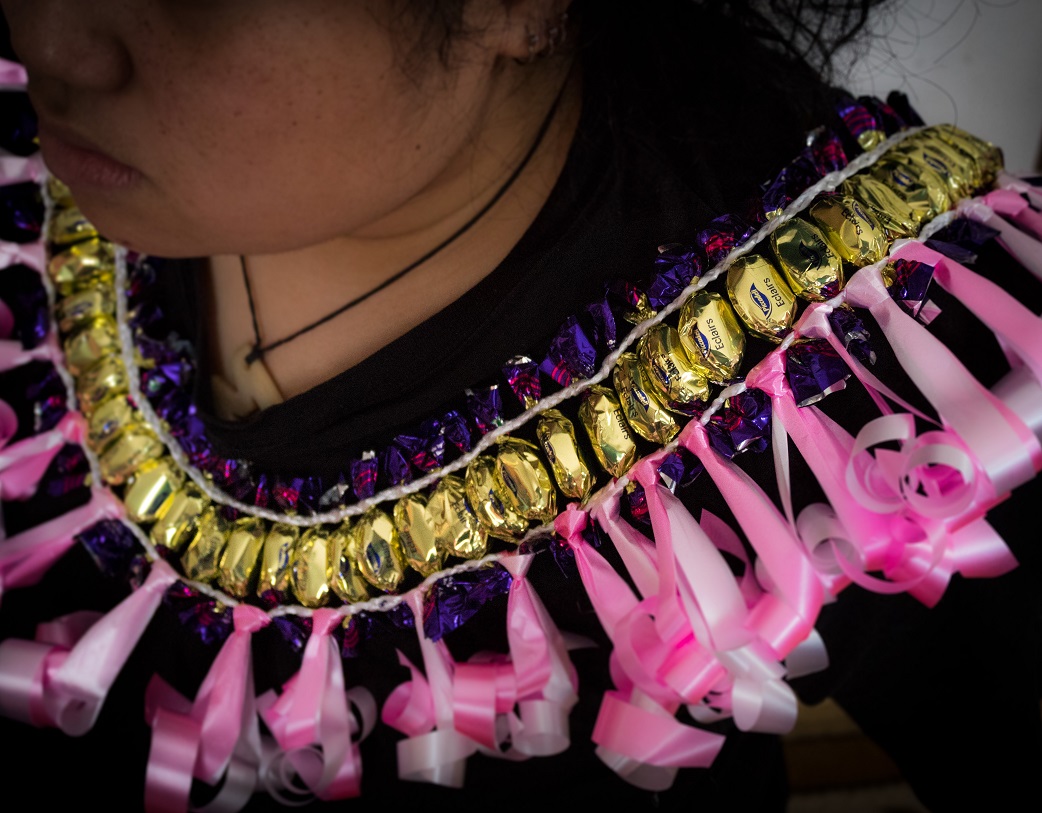 The art of making candy lei – Tongan 